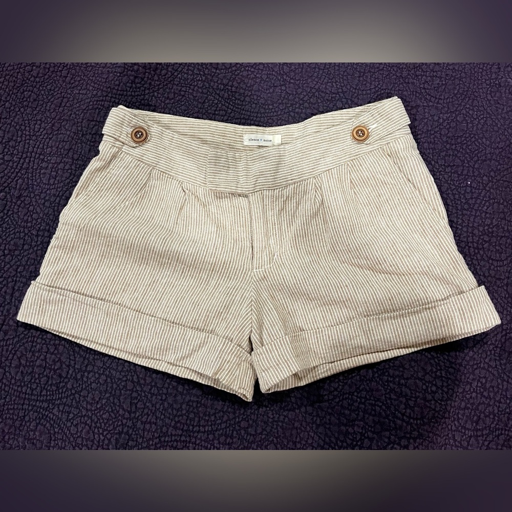 Silence + Noise linen/cotton shorts